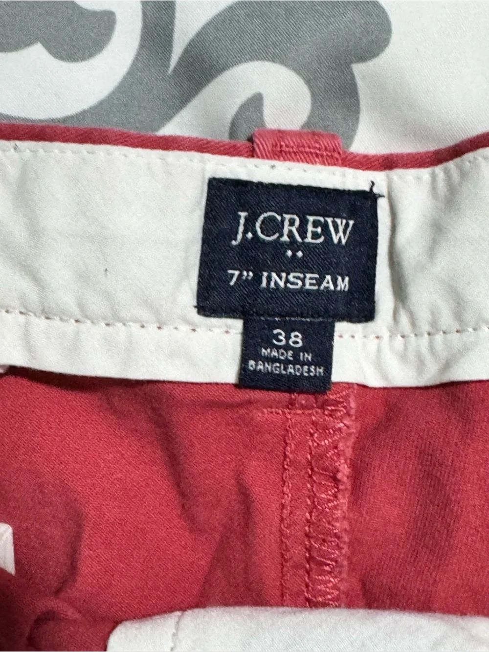 J. Crew Cotton Chino Shorts in Red